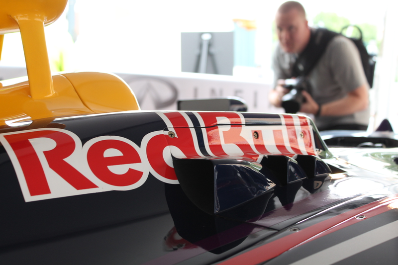 Illustration for article titled I Rode With Sebastian Vettel During Red Bull's F1 Donut Extravaganza